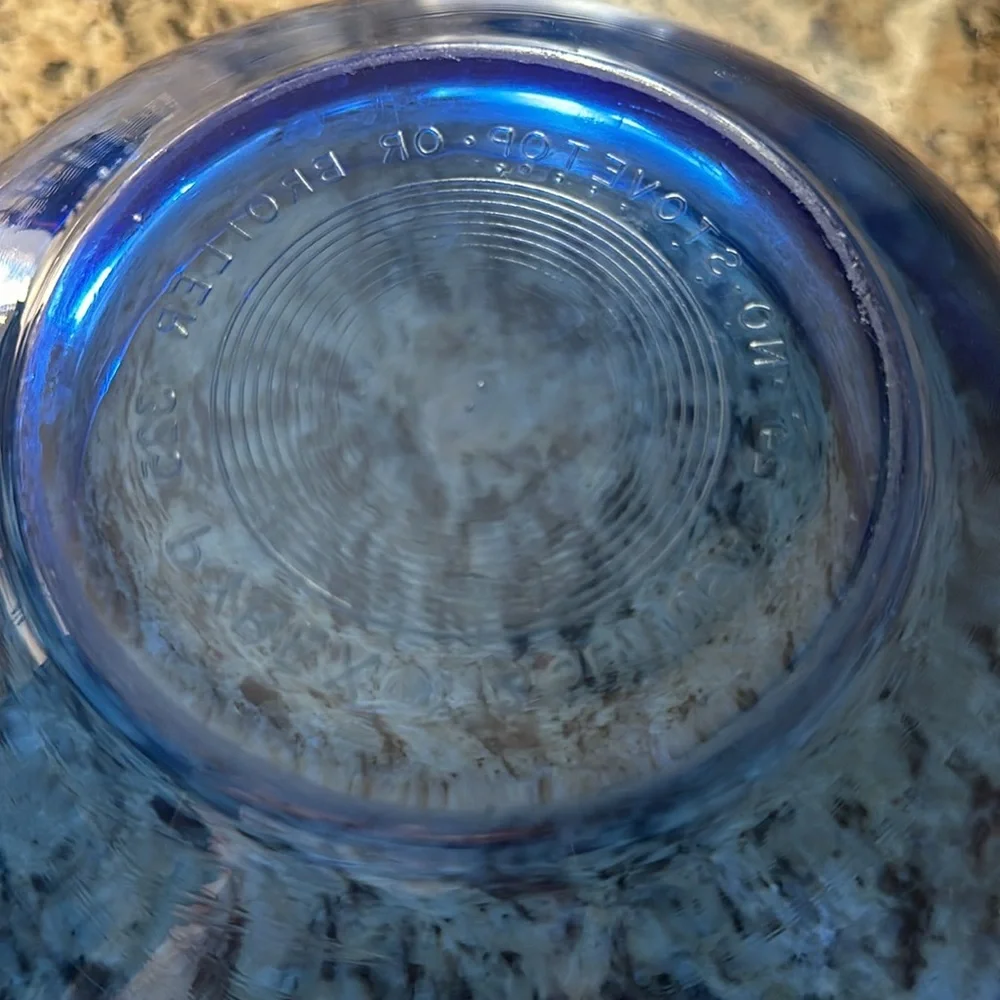 RARE Vintage Cobalt blue Pyrex 2.5 L Bowl baking/mixing/storage